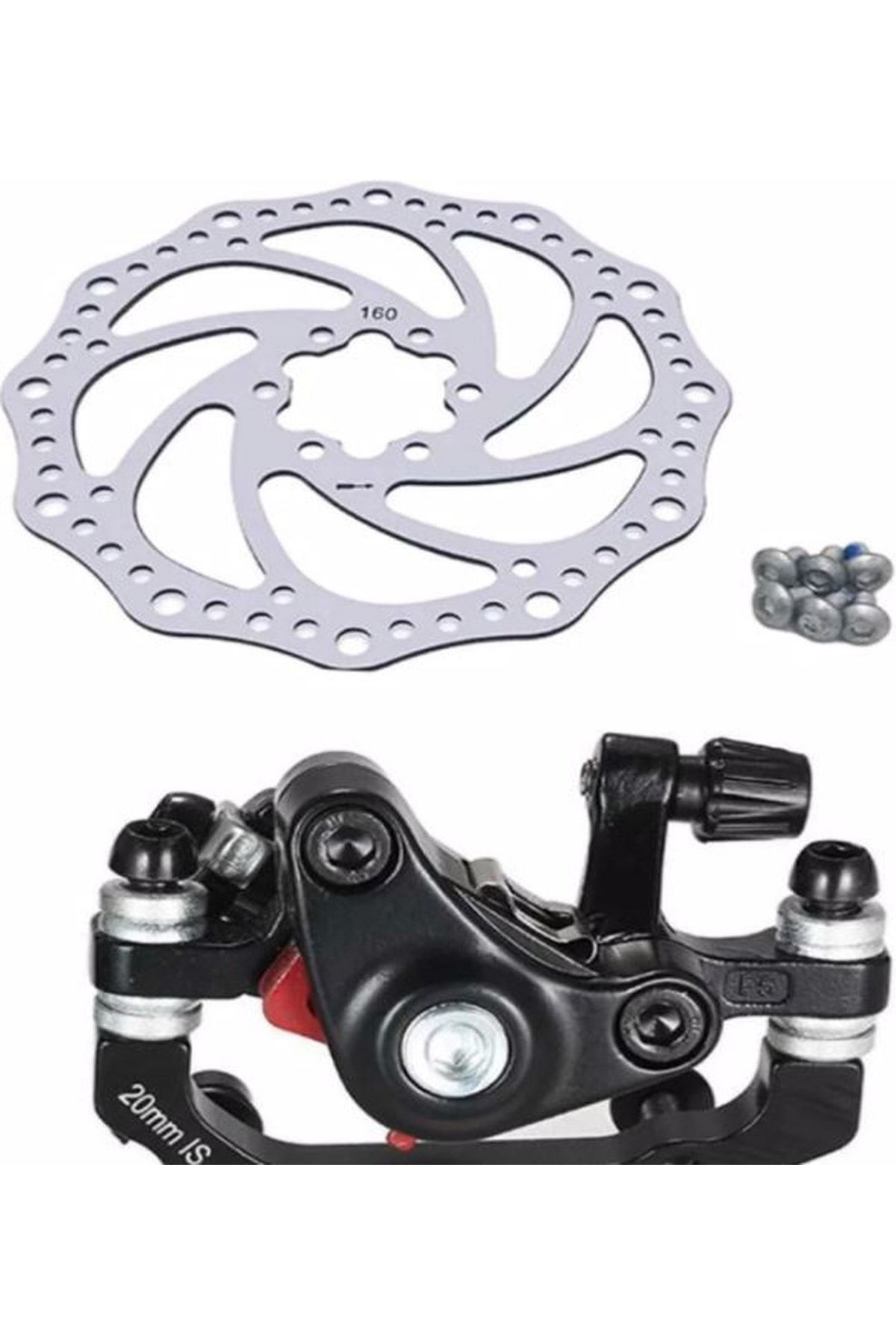 Mekanik Disk Fren Kaliper Seti Kaliper Rotor (DİSK) 160mm 6 Vidal