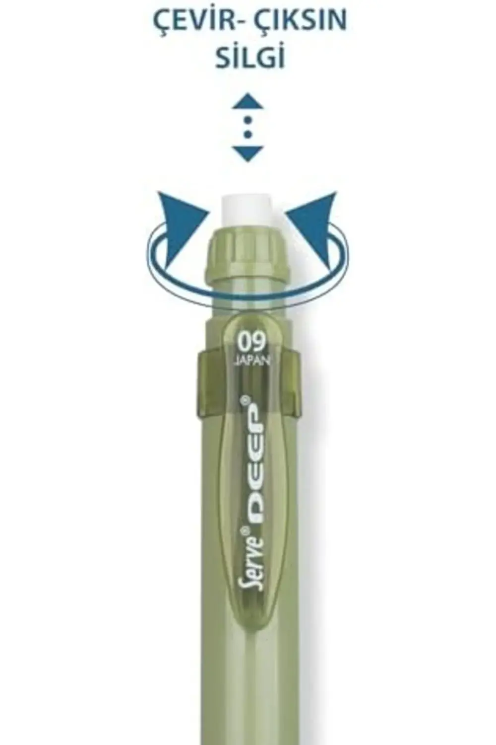 MEKANIK KURSUN KALEM 09MM YAPRAK YESILI 1174074