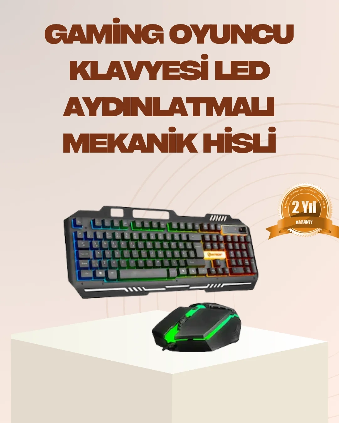 Mekanik LED Gaming Klavye Mouse Seti – Yüksek Tepki ve Ergonomi Fiyatı, Yorumları ve Özellikleri