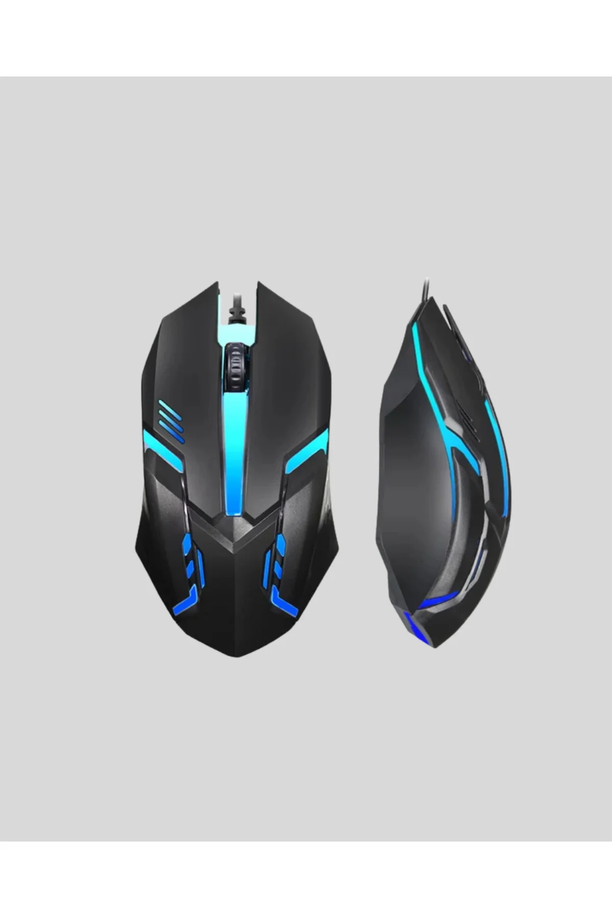 Mekanik Oyuncu Seti – LED Işıklandırma ve Ergonomik Mouse