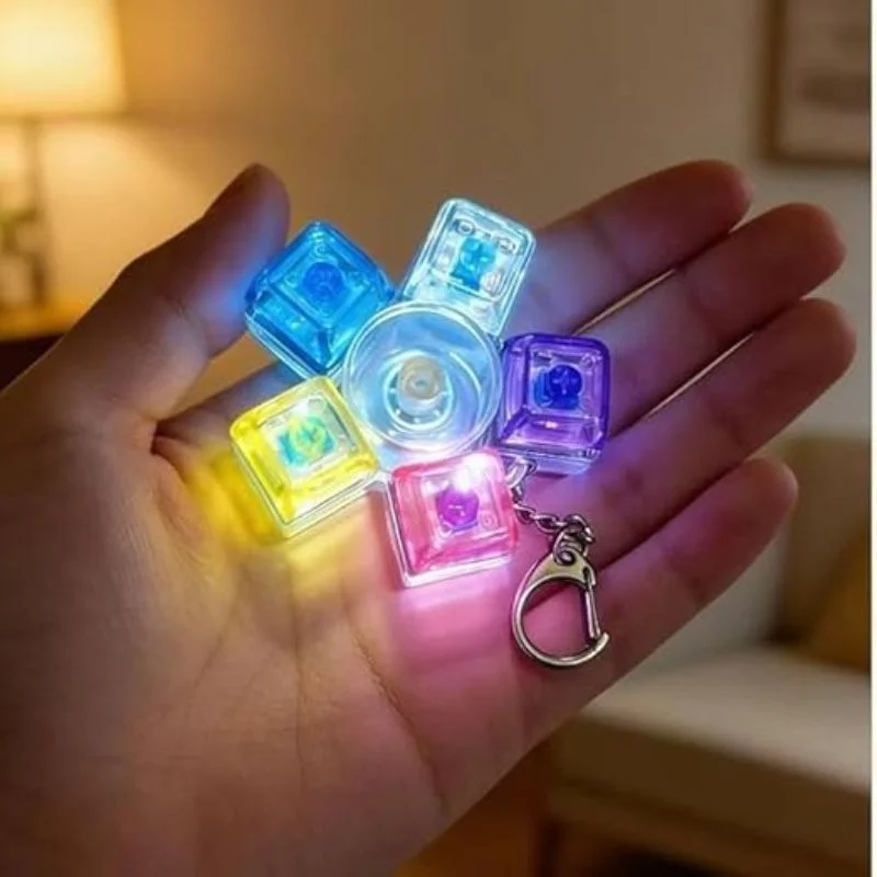 Mekanik Switch Tuşlu Stres Çarkı - Renkli Fidget Oyuncak