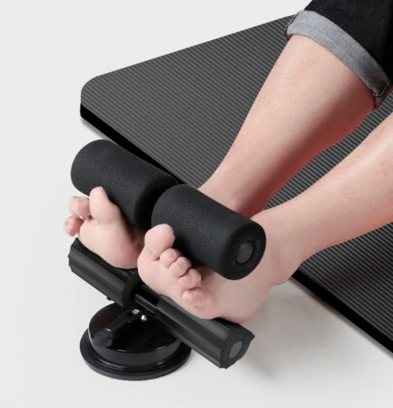 Mekik Çekme Spor Aleti Ayak Destekli Vantuzlu