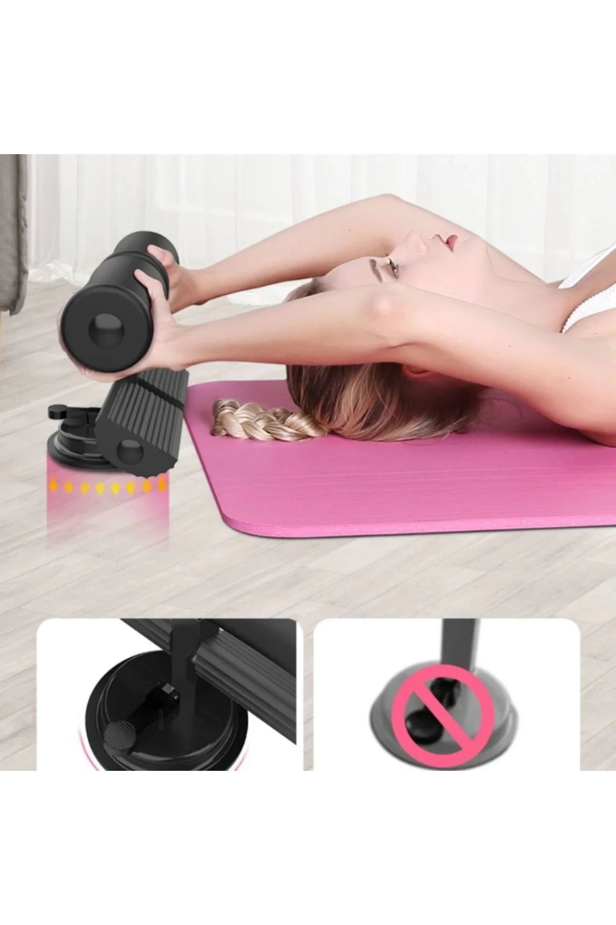 Mekik Çekme Spor Aleti Ayak Destekli Vantuzlu ( )