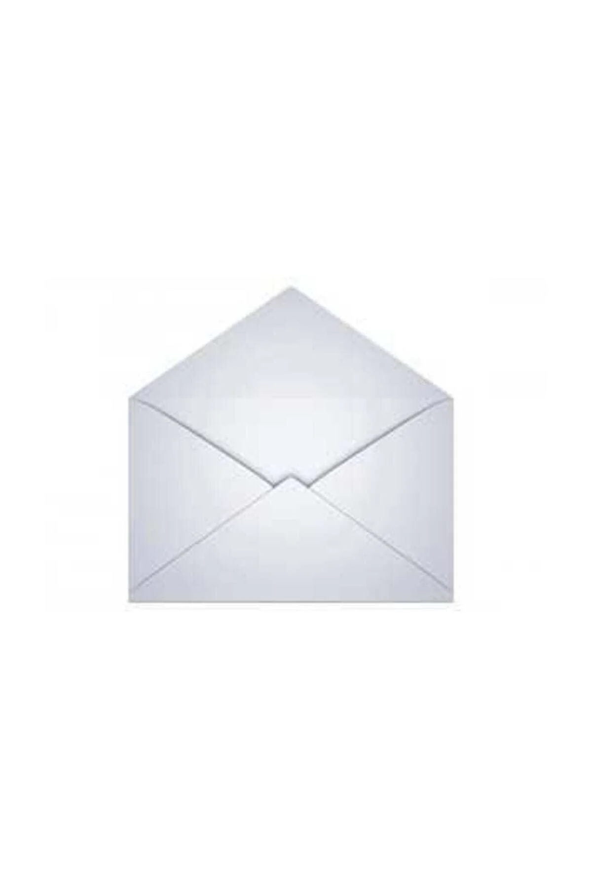 Mektup Zarfı - Para Zarfı - Takı Zarfı 11,4x16,2cm-100 Adet Beyaz