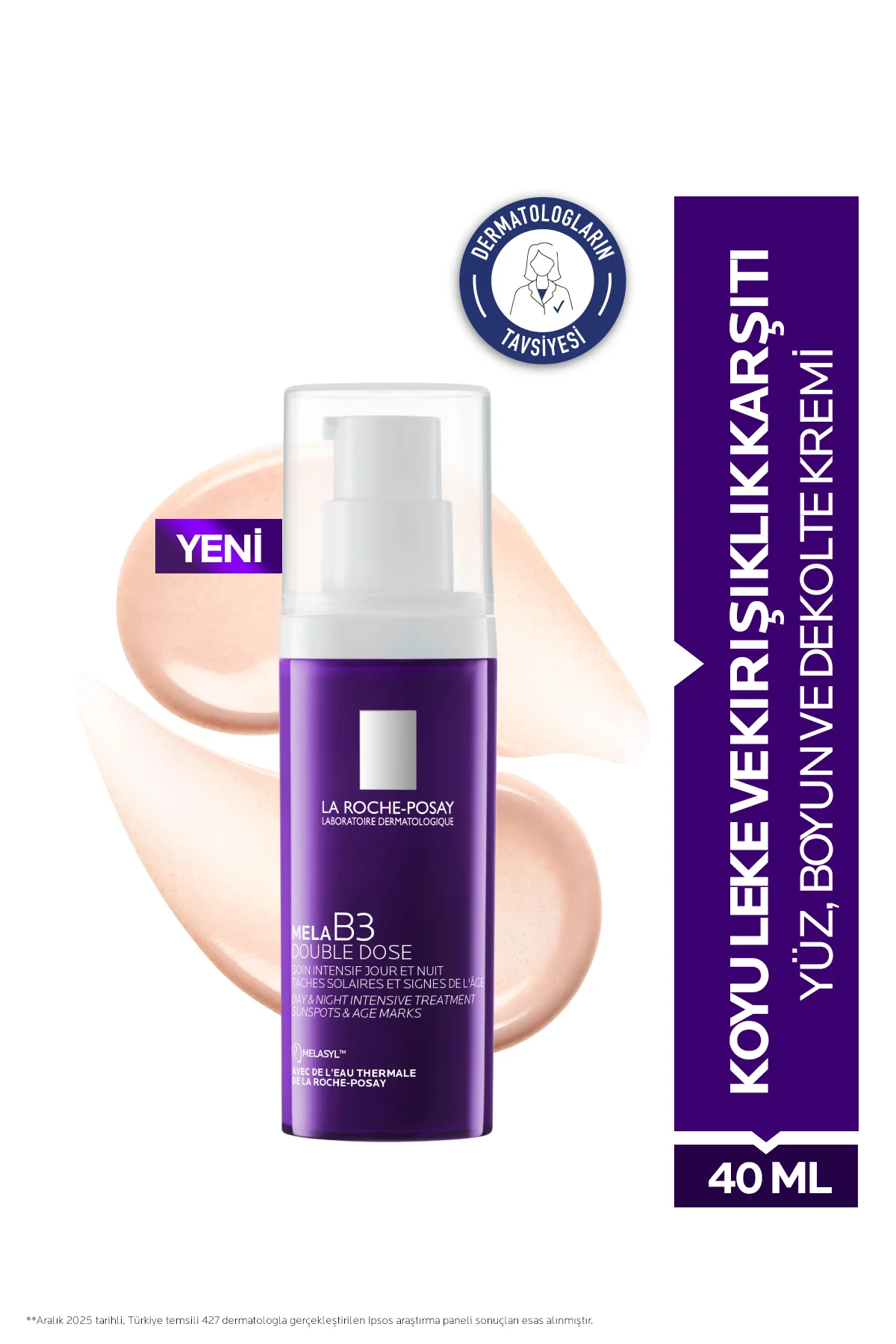 MELA B3 Double Dose Koyu Leke ve Kırışıklık Karşıtı Bakım Kremi 40 ml Fiyatı, Yorumları ve Özellikleri