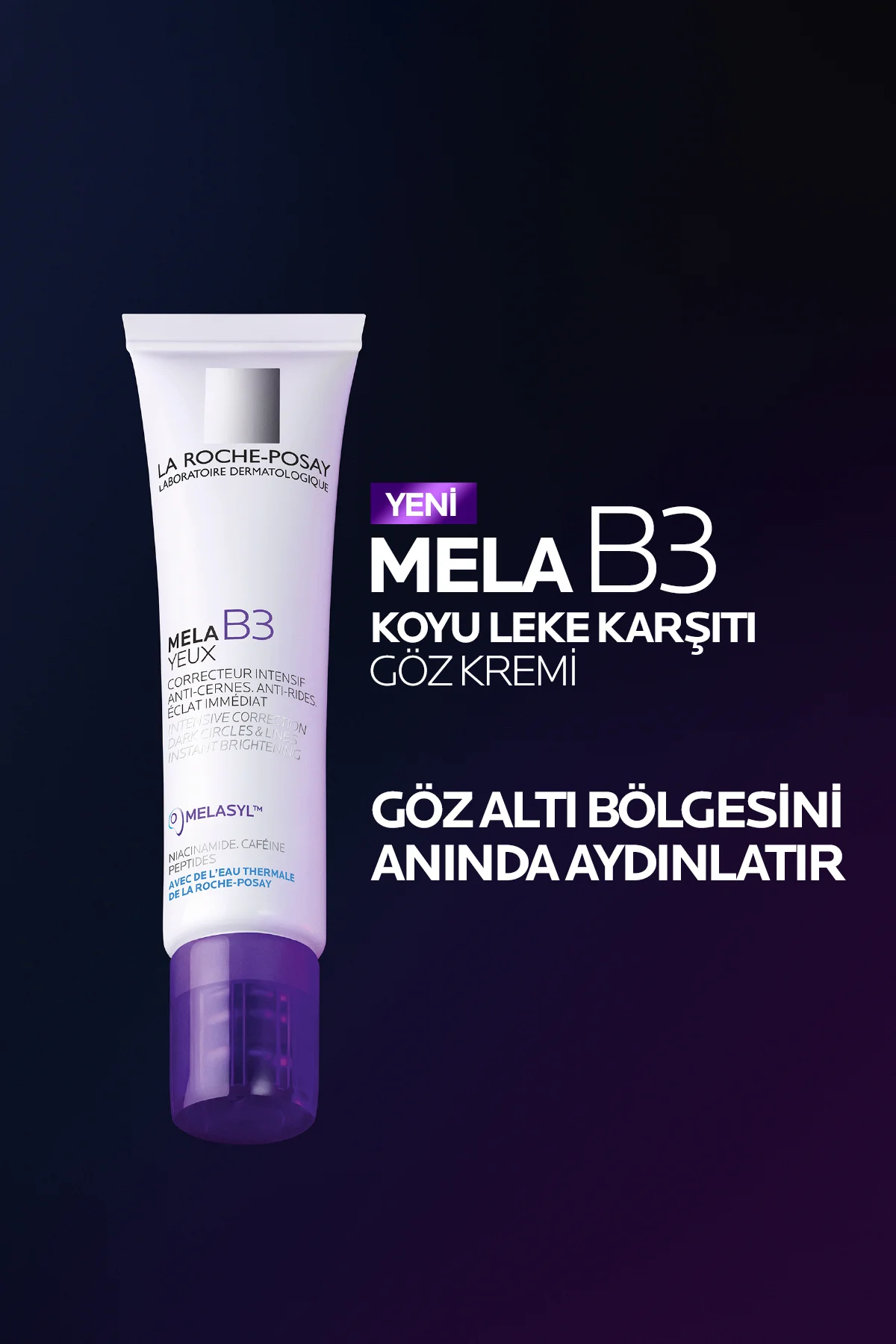 Mela B3 Yeux Koyu Leke Karşıtı Aydınlatıcı Göz Bakım Kremi 15ML