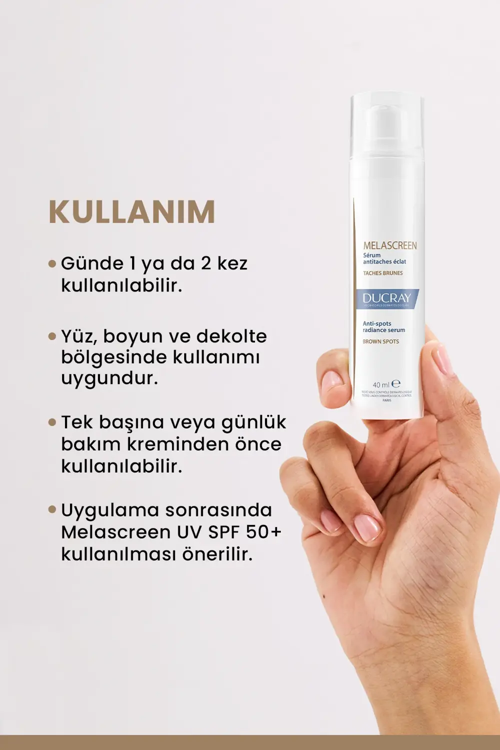 Melascreen Cilt Tonunu Eşitleyici ve Aydınlatıcı Etkili Serum 40m