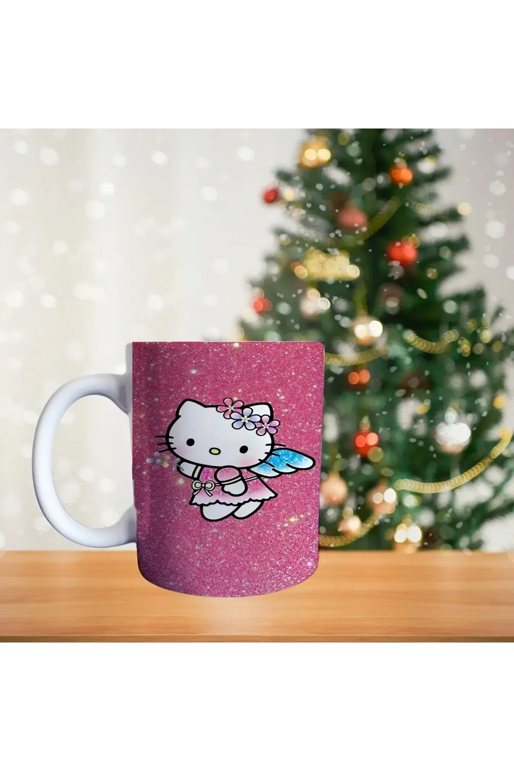 Melek Hello Kitty - Hello Coffee - Disnep Temalı Porselen Kupa