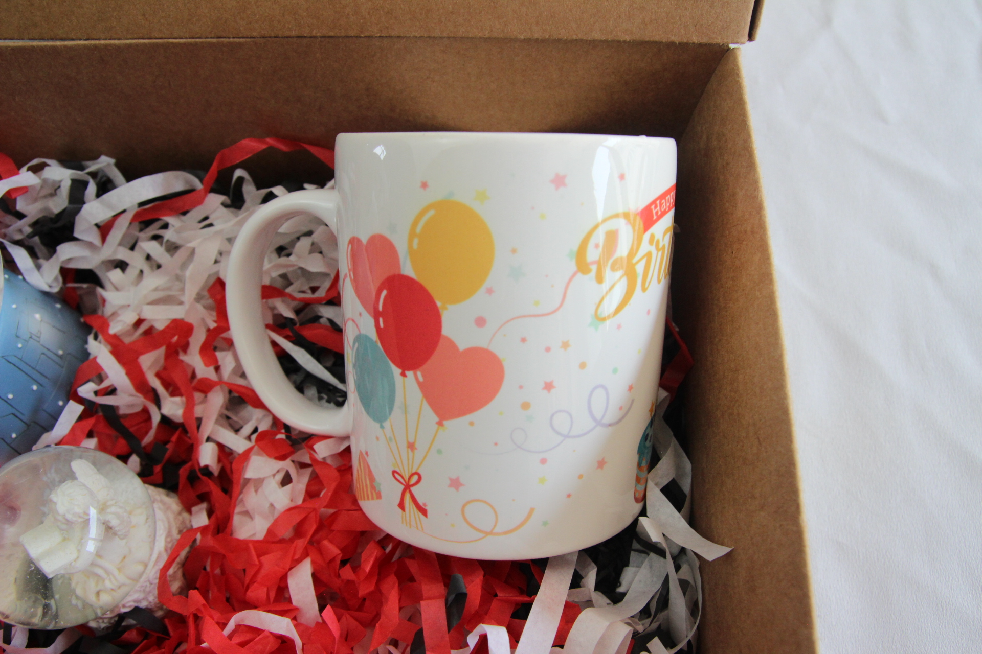 Home Melek Kar Küresi  İşıklı Müzikli Kar Küresi Doğum Günü Kupa Bardak Hediye Seti