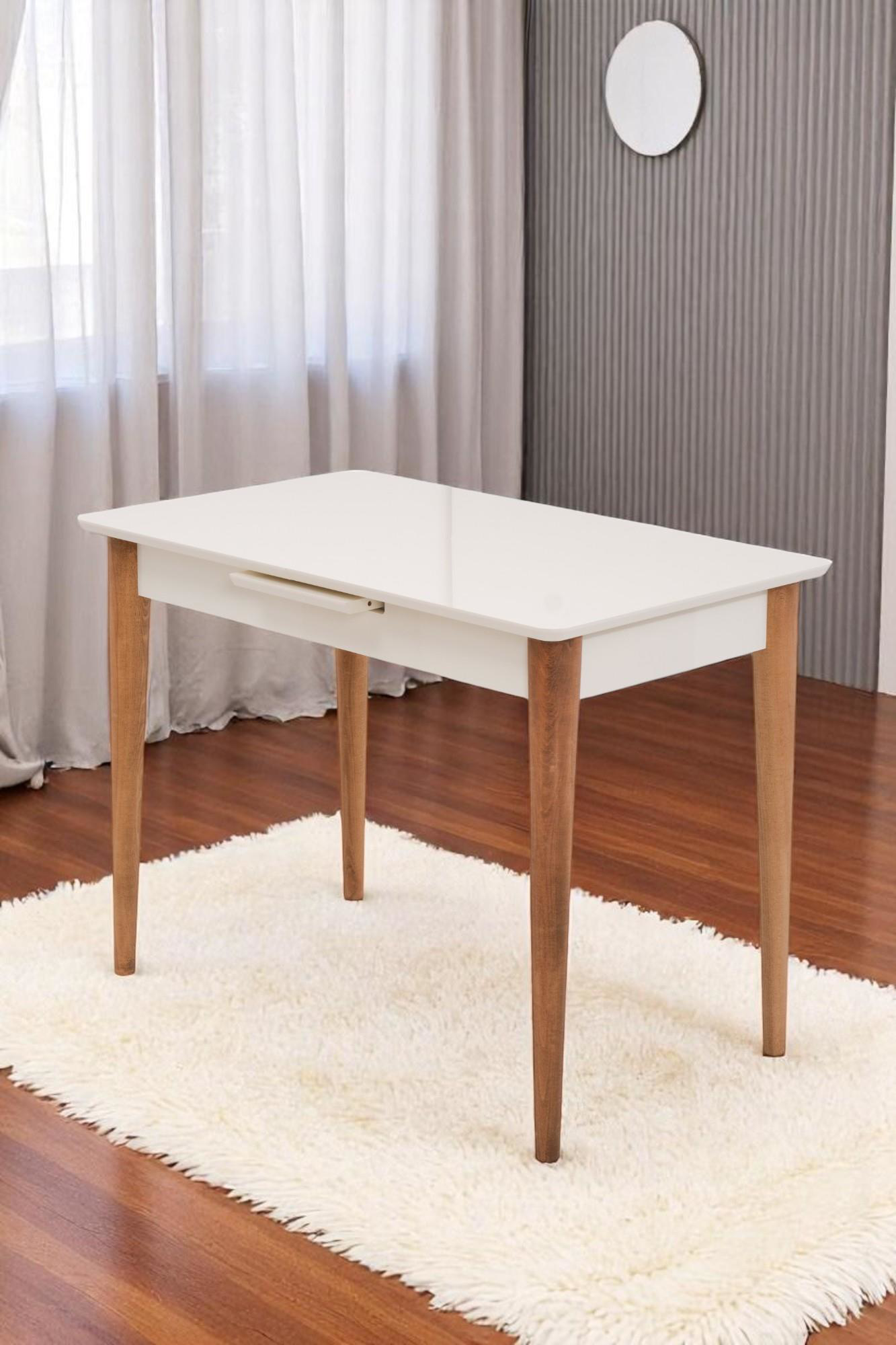 Erezogullari Mobilya Melisa Hilal Lak Panel Açilir Mutfak Masa Sandalye Takimi 60X100