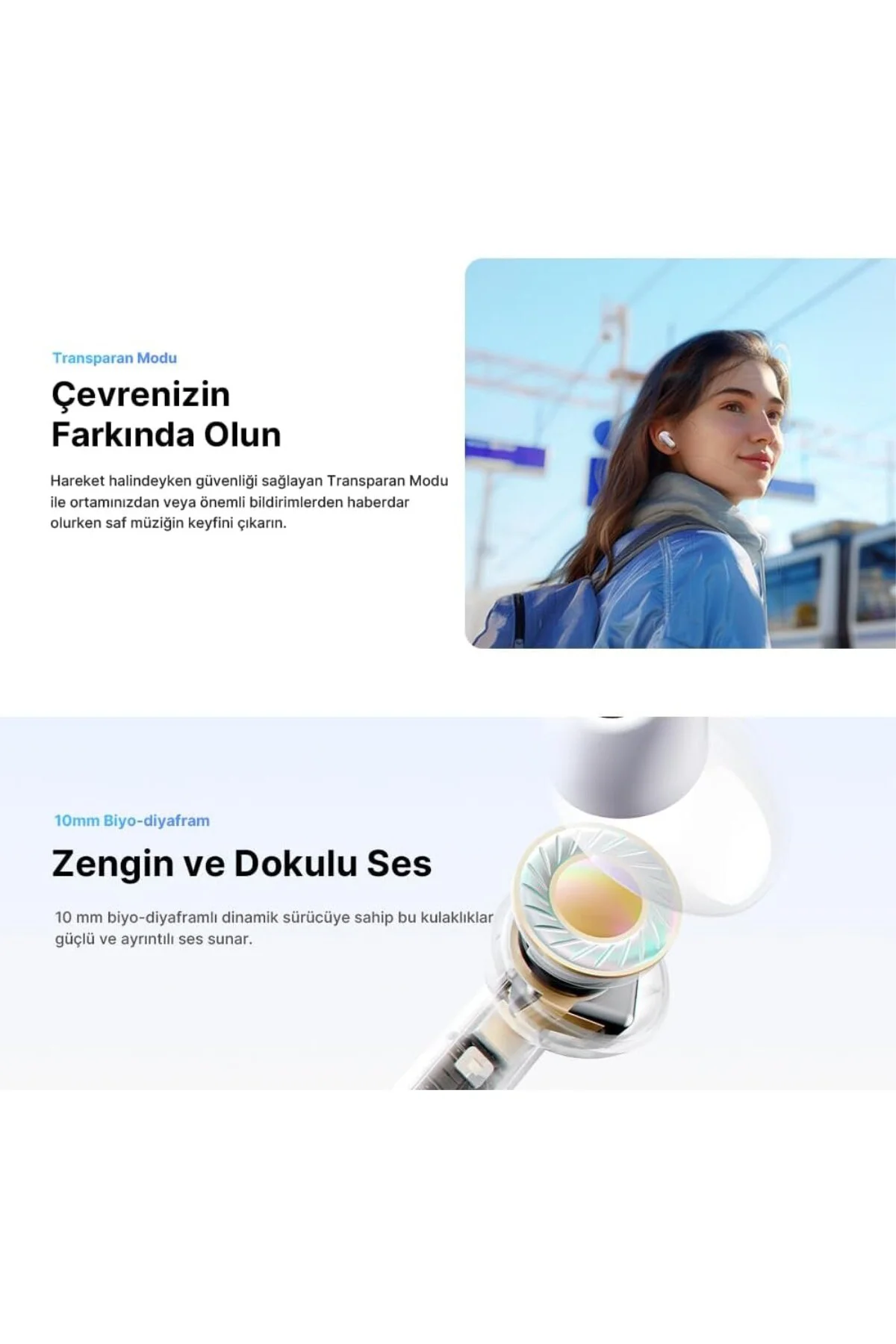 Melobuds N30 Adaptif Anc Bluetooth Kulaklık 4 Mikrofon Çift Cihaz