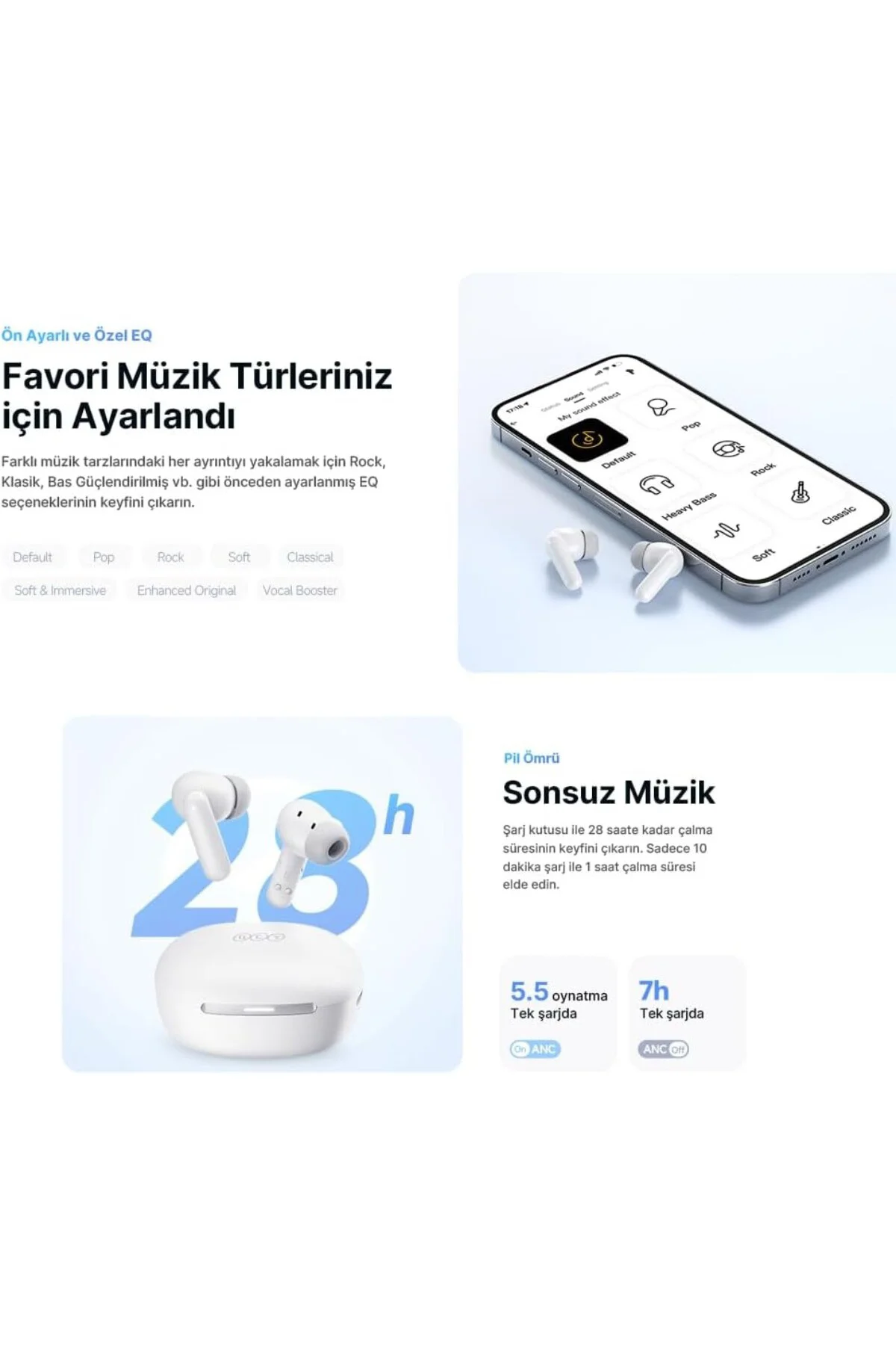 Melobuds N30 Adaptif Anc Bluetooth Kulaklık 4 Mikrofon Çift Cihaz