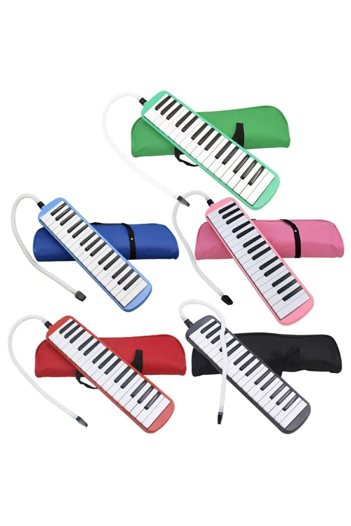 Ticon Melodika 32 Tuşlu Çantali Pembe Renk Bez Çantali Taşima Kulplu