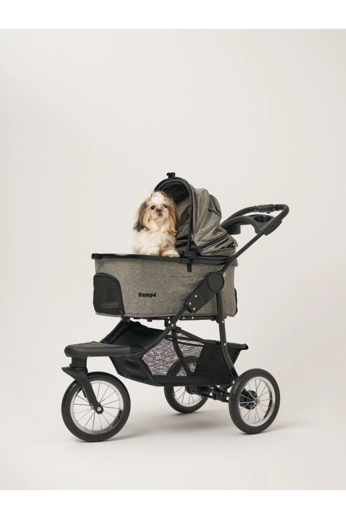 Melona Kedi Ve Köpek Arabası Gri 57x84x107 Cm