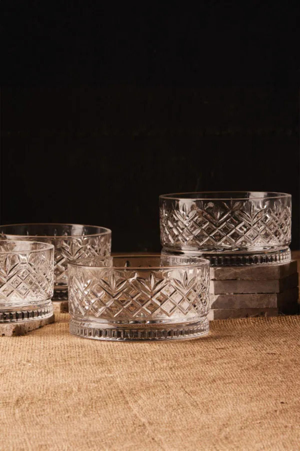 Bys Elegans Züccaciye Melony Wide 4'Lü Çerezlik 460Ml