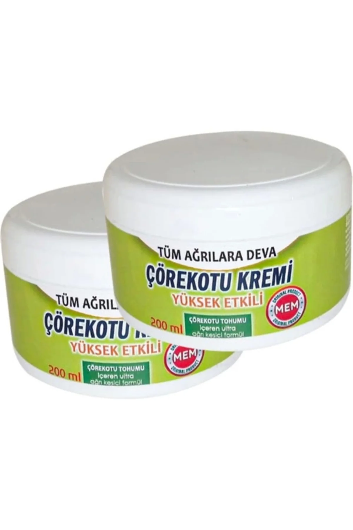 Mem Çörek Otu Kremi – Göğüs Bakımı ve Beslemeye Destek İçin 200 ml'lik 2 Adet Green Box