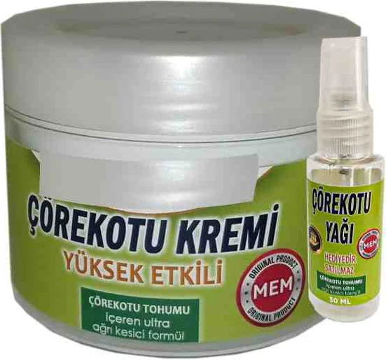 Mem Çörek Otu Kremi 100ml + 30ml Yağ Seti — Göğüs Bakımı İçin Doğal Çörek Otu