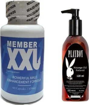 Member Hintohu XXL Erkek Masaj Yağı Seti - 60'lı Masaj Kabı + 120 ml Playboy Aromalı Yağ Fiyatı, Yorumları ve Özellikleri