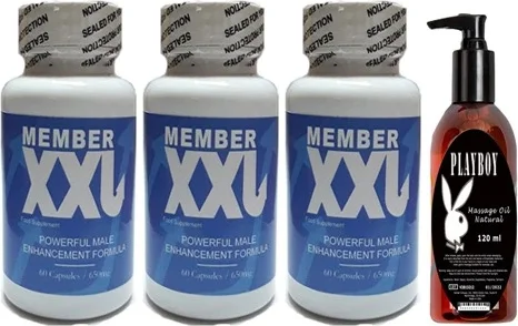 Member Xxl Erkekler İçin 60'ar Likit 3 Adet Kapsül + 120 ml Masaj Yağı Seti Fiyatı, Yorumları ve Özellikleri