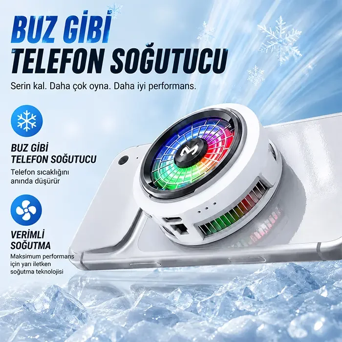 Memo CX20 iOS Android Soğutucu 20W Manyetik RGB Telefon Soğutucu Memo CX20 iOS Android Soğutucu 20W Manyetik RGB Telefon Soğutucu Fiyatı, Yorumları ve Özellikleri