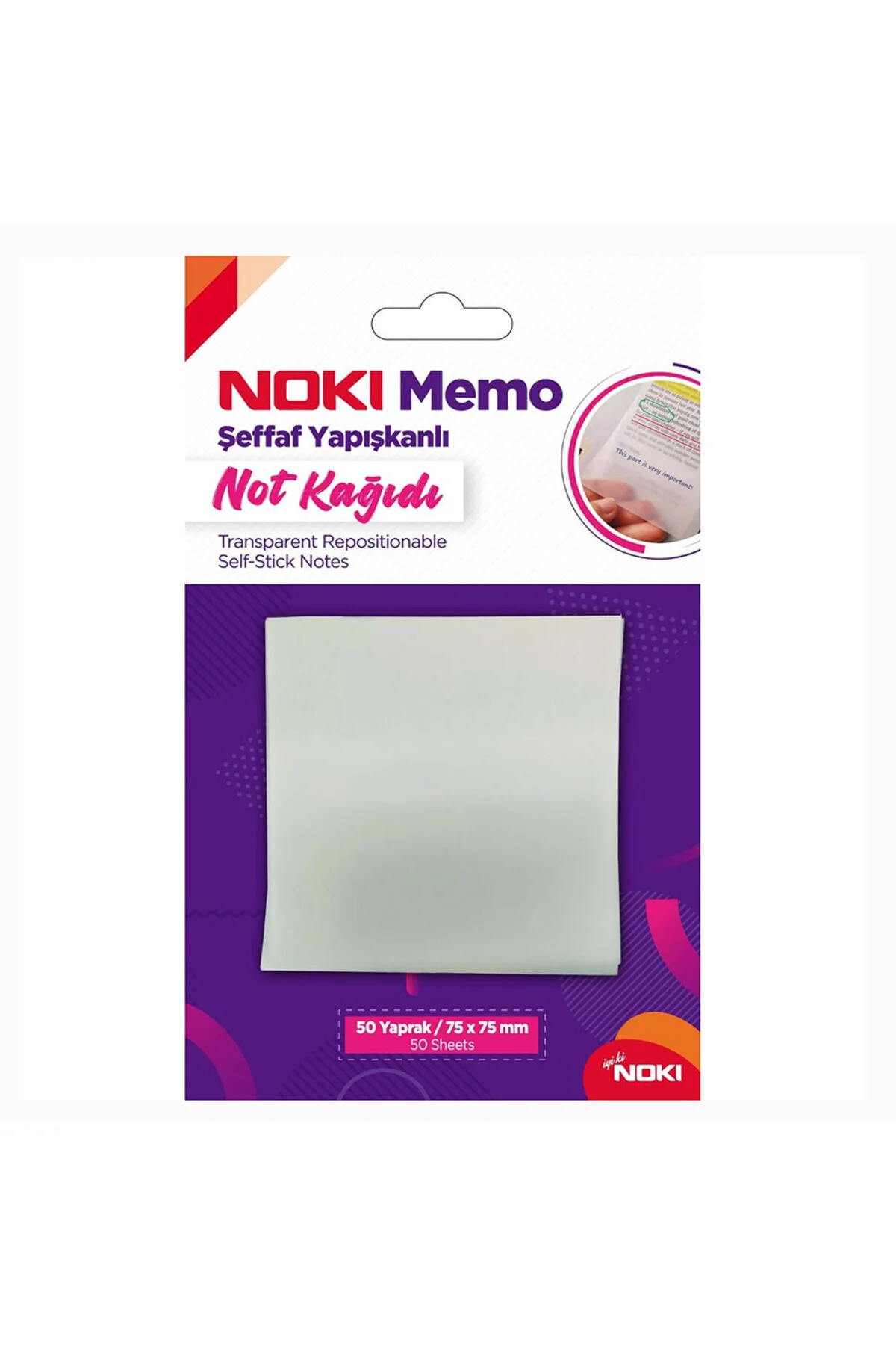 MEMO NOT 75X75 ŞEFFAF YAP.KAĞIT 50YP 12300 MEMO NOT 75X75 ŞEFFAF YAP.KAĞIT 50YP 12300