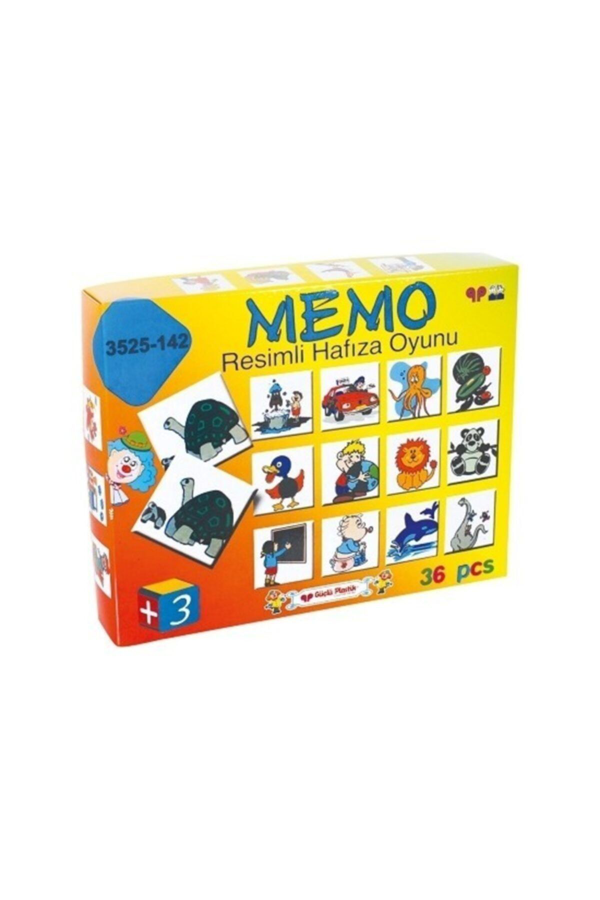 Memo Resimli 36 Parça Hafıza Oyunu