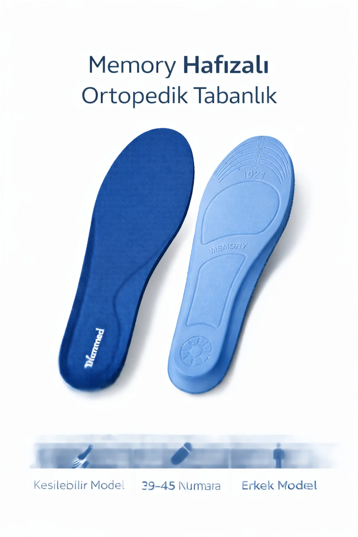 Memory Hafızalı Tabanlık – | Kesilebilir | 39–45 Numara - MT7040 Fiyatı, Yorumları ve Özellikleri