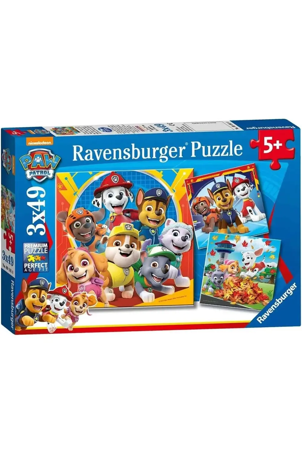 menaShop Puzzle, Paw Patrol, 3X49 Parça Rise 999662