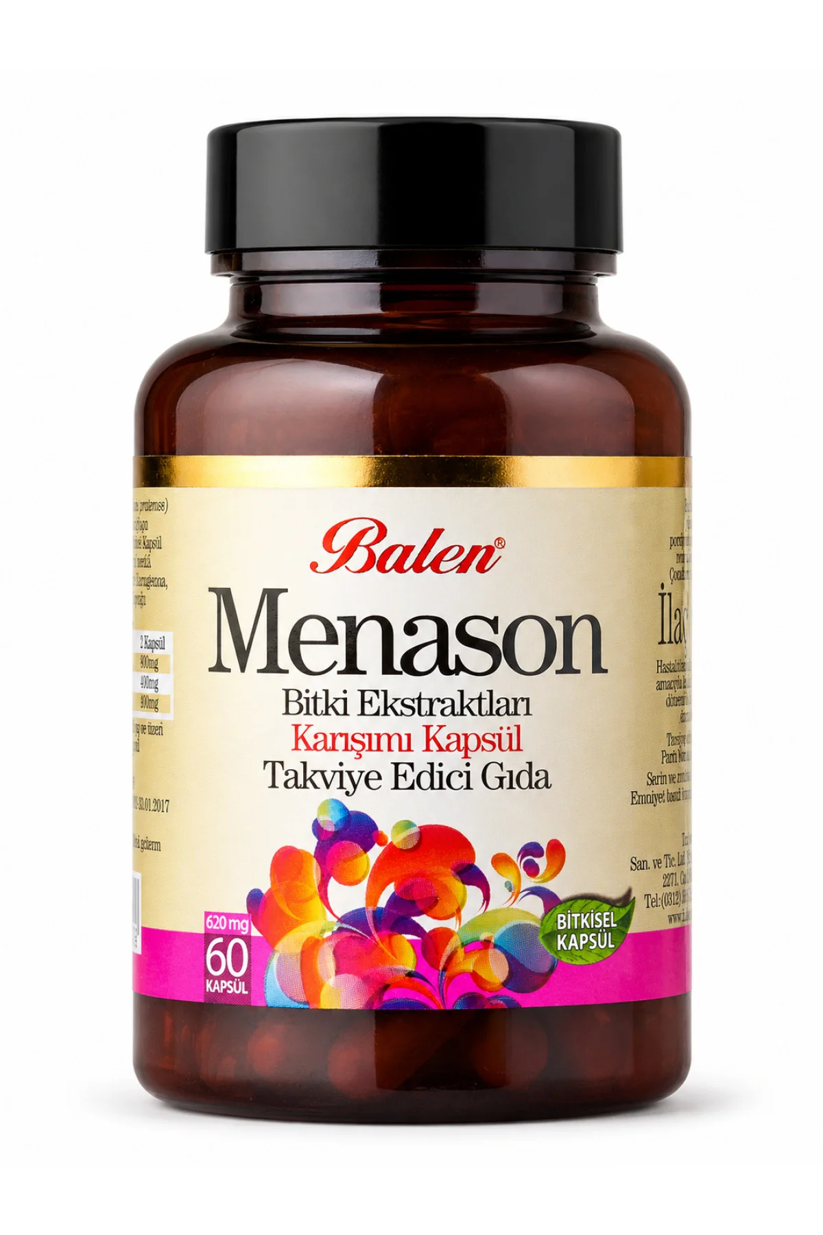 MENASON BİTKİ EKSTRATLARI KARIŞIMI KAPSÜL 620 MG*60
