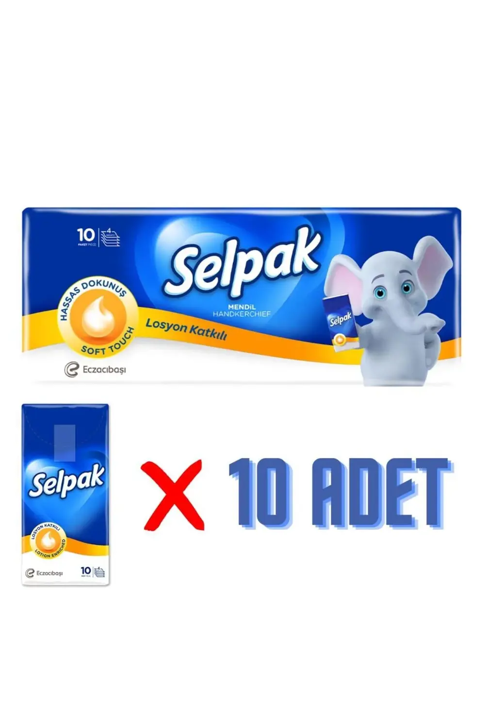 Mendil 10 Lu Paket - Losyonlu