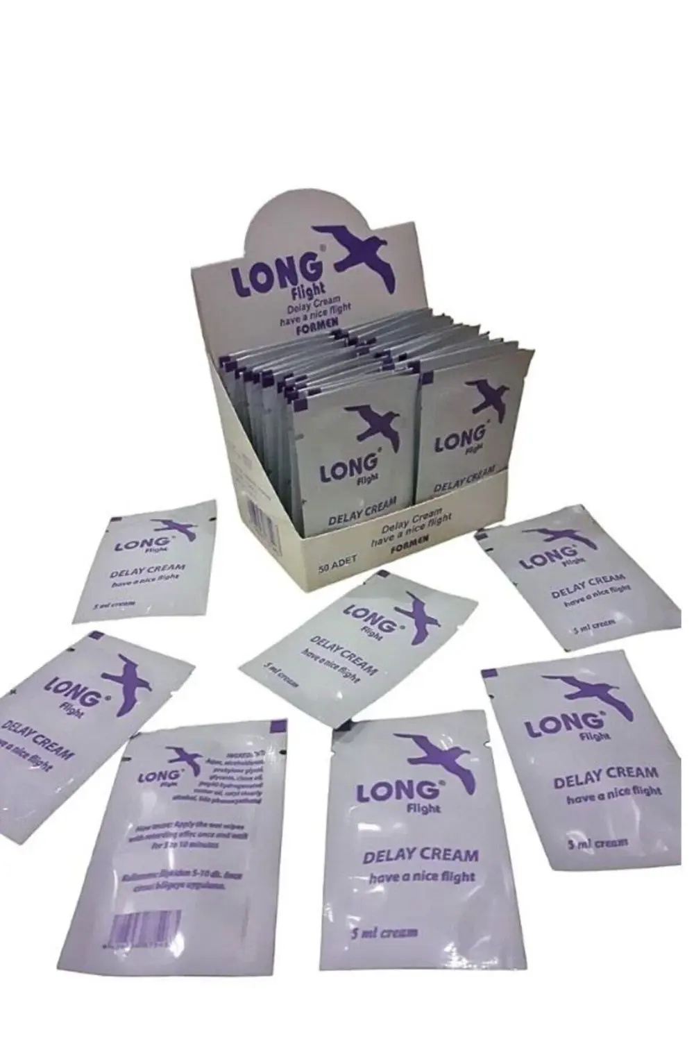 Long Mendil Flight Cream 50'Li 1 Paket