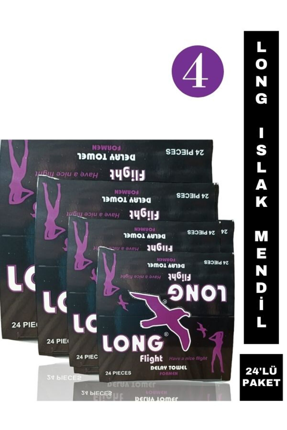 Long Mendil İslak Mendil 24 Lü * 4 Kutu