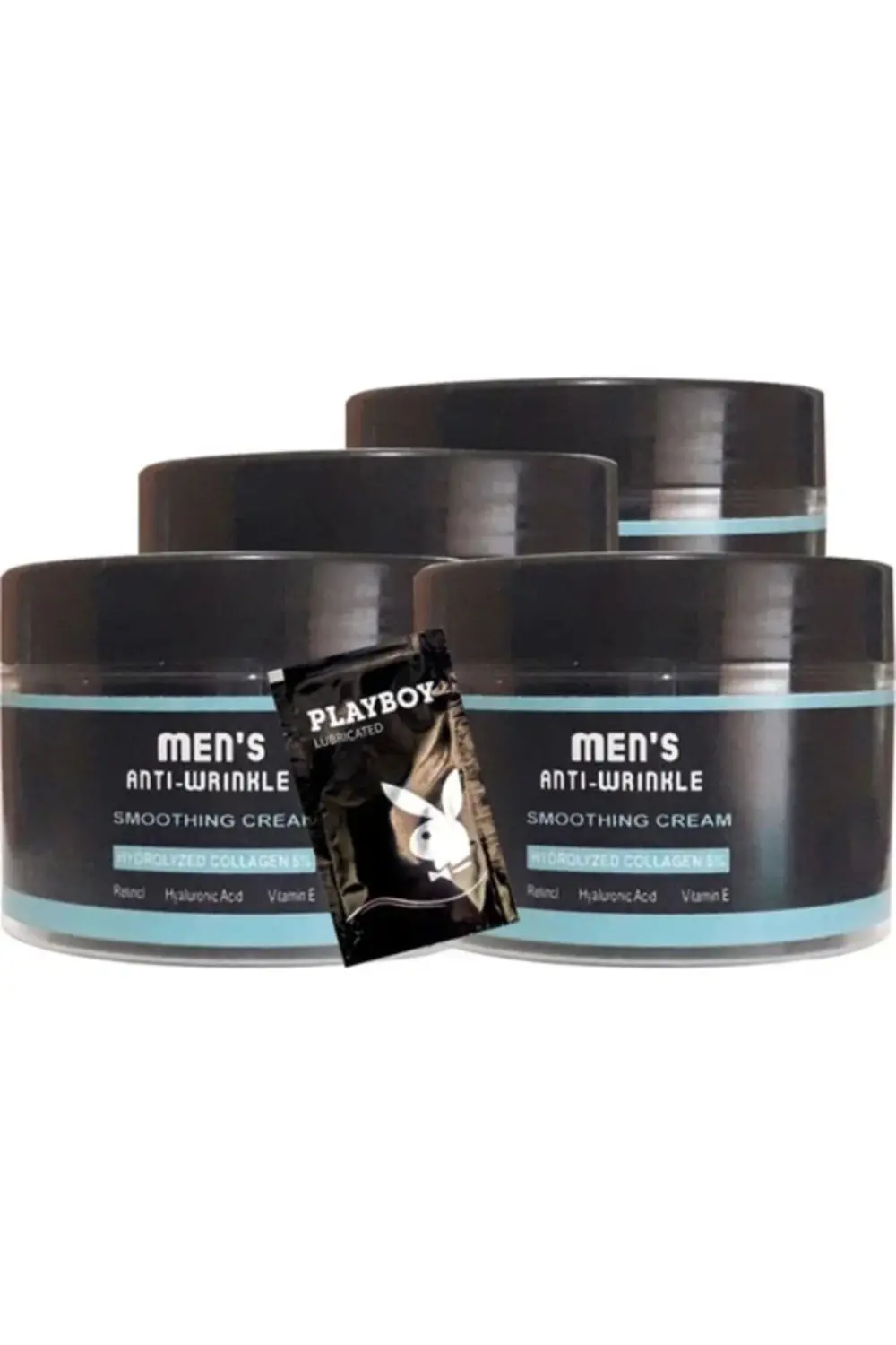 Men's 4 Adet 100 ml Snmp20356 Erkek Yüz Cilt Kremi Antiwrinkle Sm