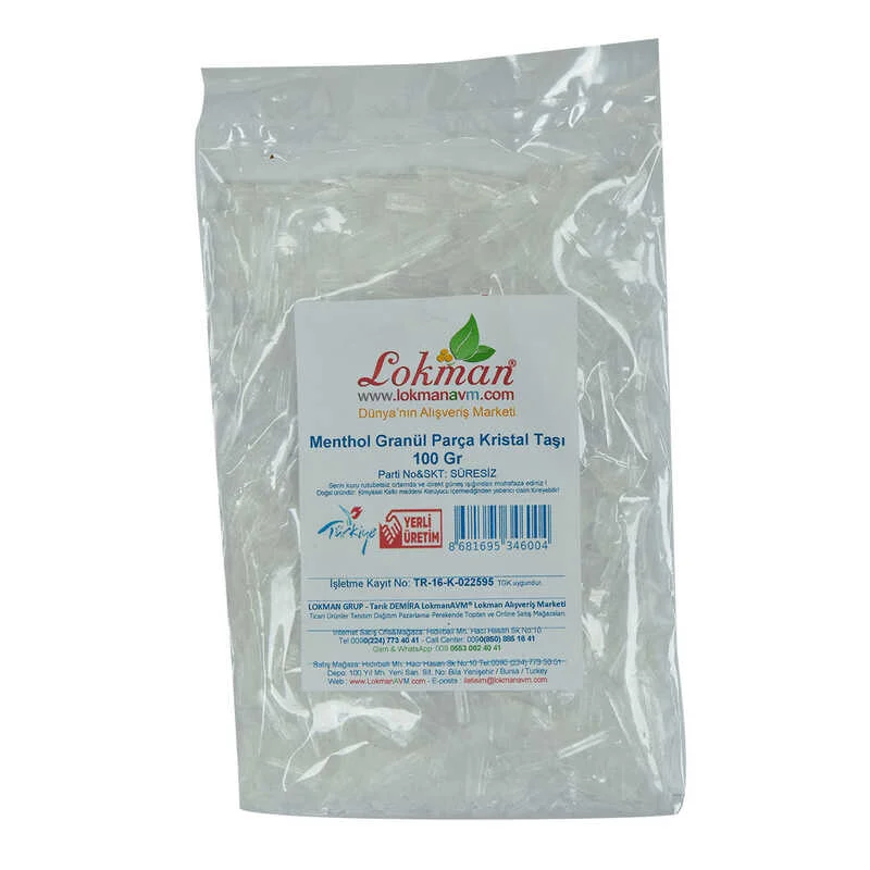 Menthol Granül Parça Kristal Taşı 100 Gr Fiyatı, Yorumları ve Özellikleri