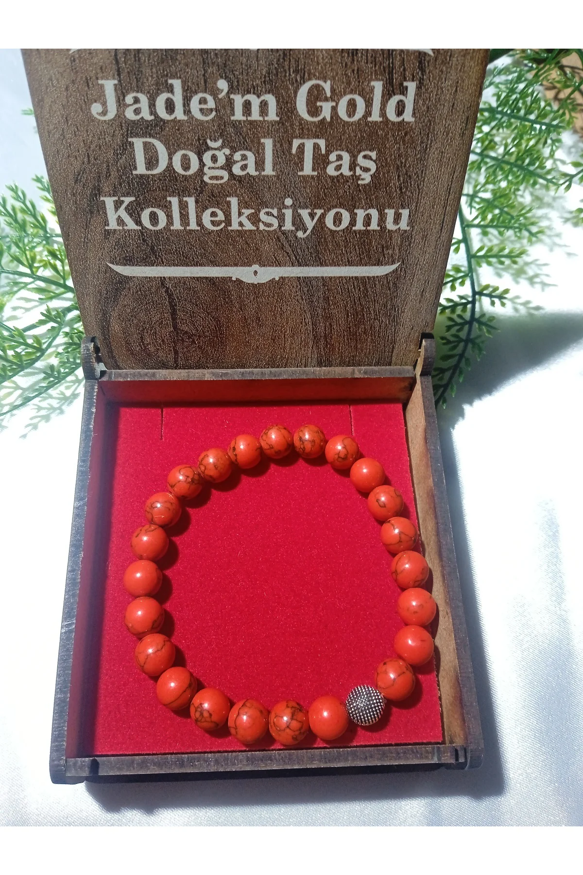 Mercan Doğaltaş Bileklik