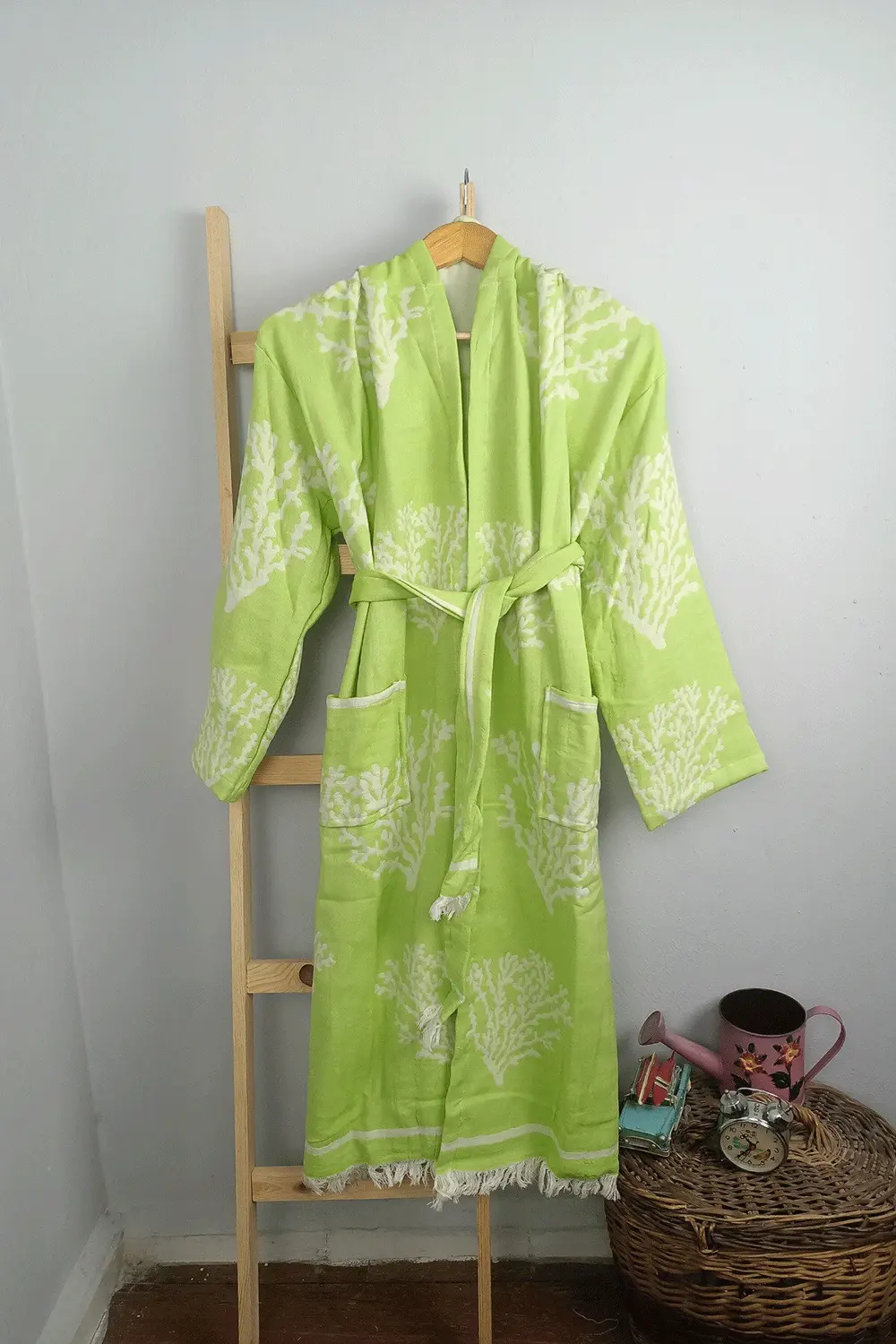 Mercan Double Face Peştemal Bornoz