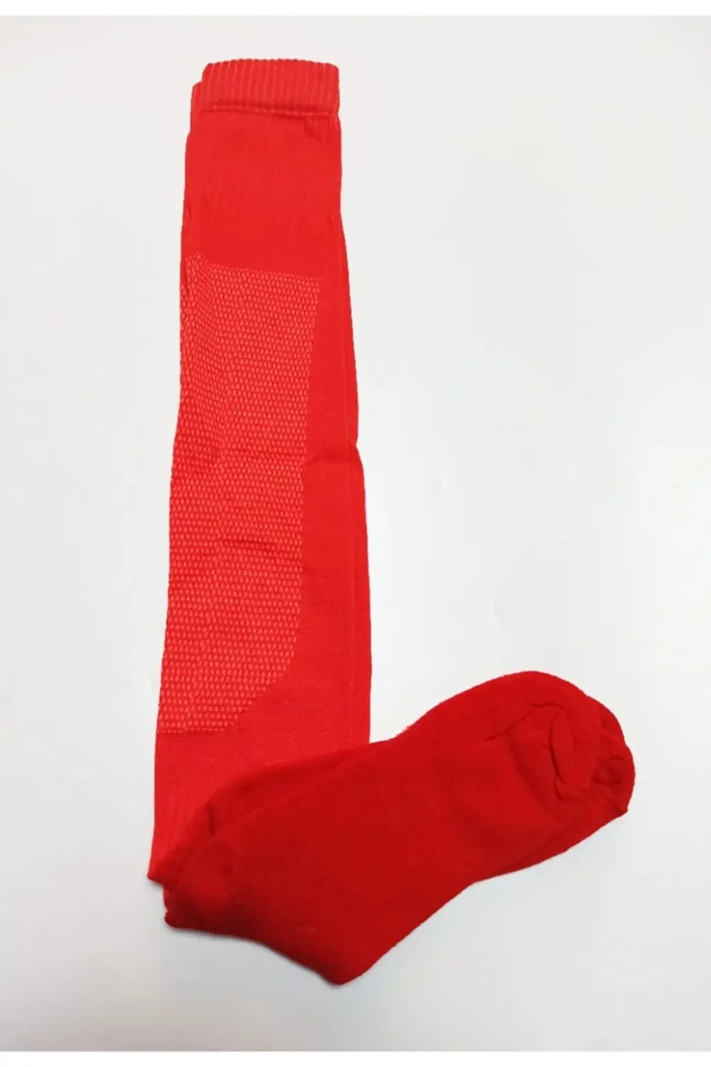 Mercan Kırmızı Futbolcu Tozluğu Çorap 1 Çift 40-44