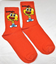 Tükkan Accessories Mercan Renk Çizgi Film Karakteri Kolej Çorap-Çorap3 Tükkan Accessories Mercan Renk Çizgi Film Karakteri Kolej Çorap-Çorap3