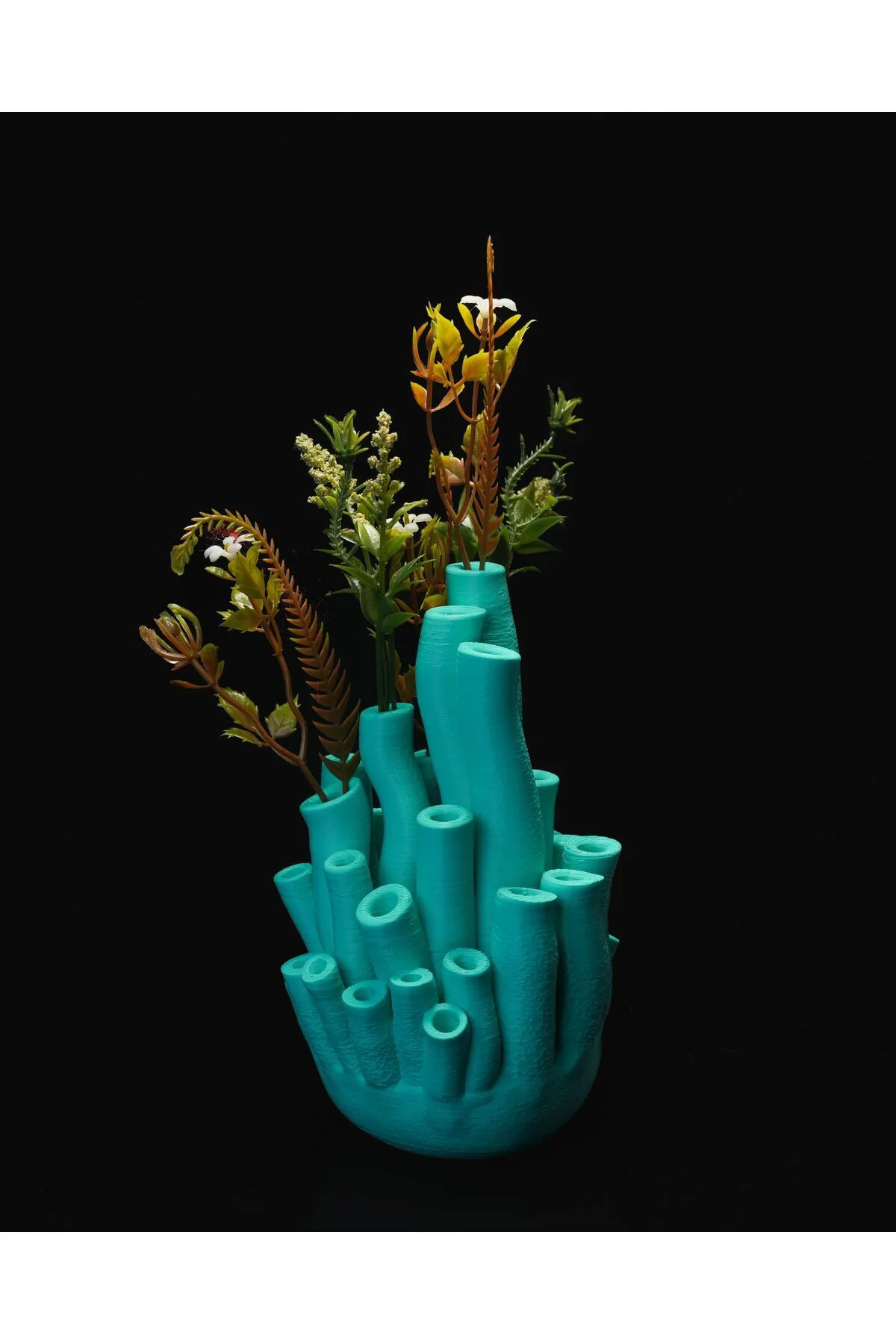 Mercan Temalı Dekoratif Modern Vazo 20 CM Mercan Temalı Dekoratif Modern Vazo 20 CM