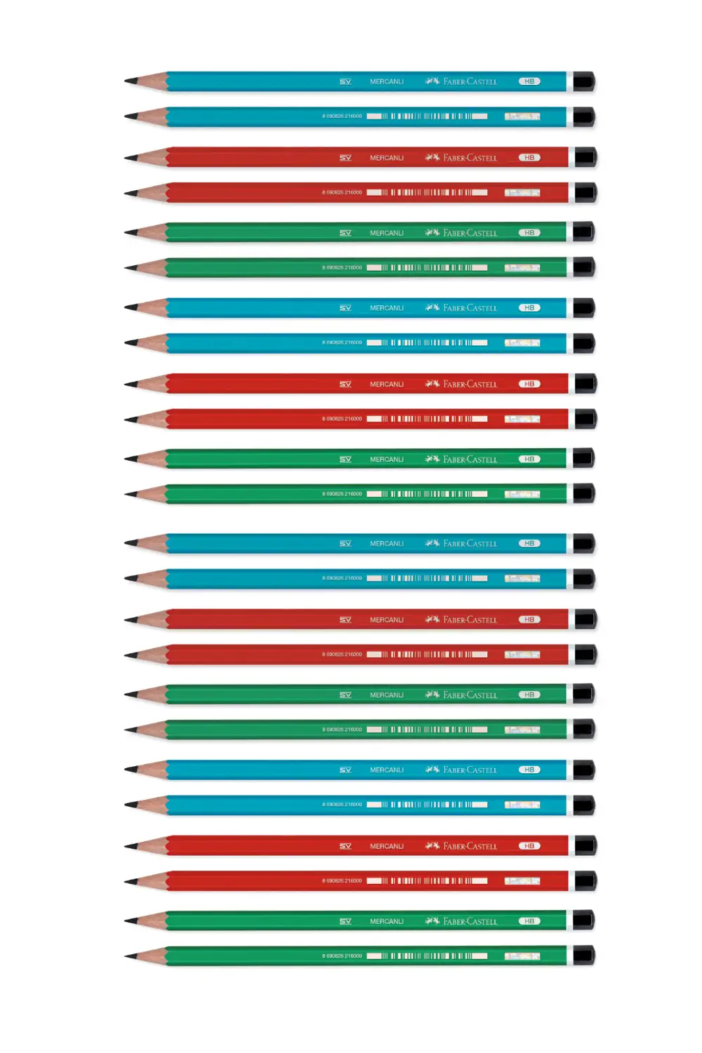 Mercanlı Kurşun Kalem - 24 Adet