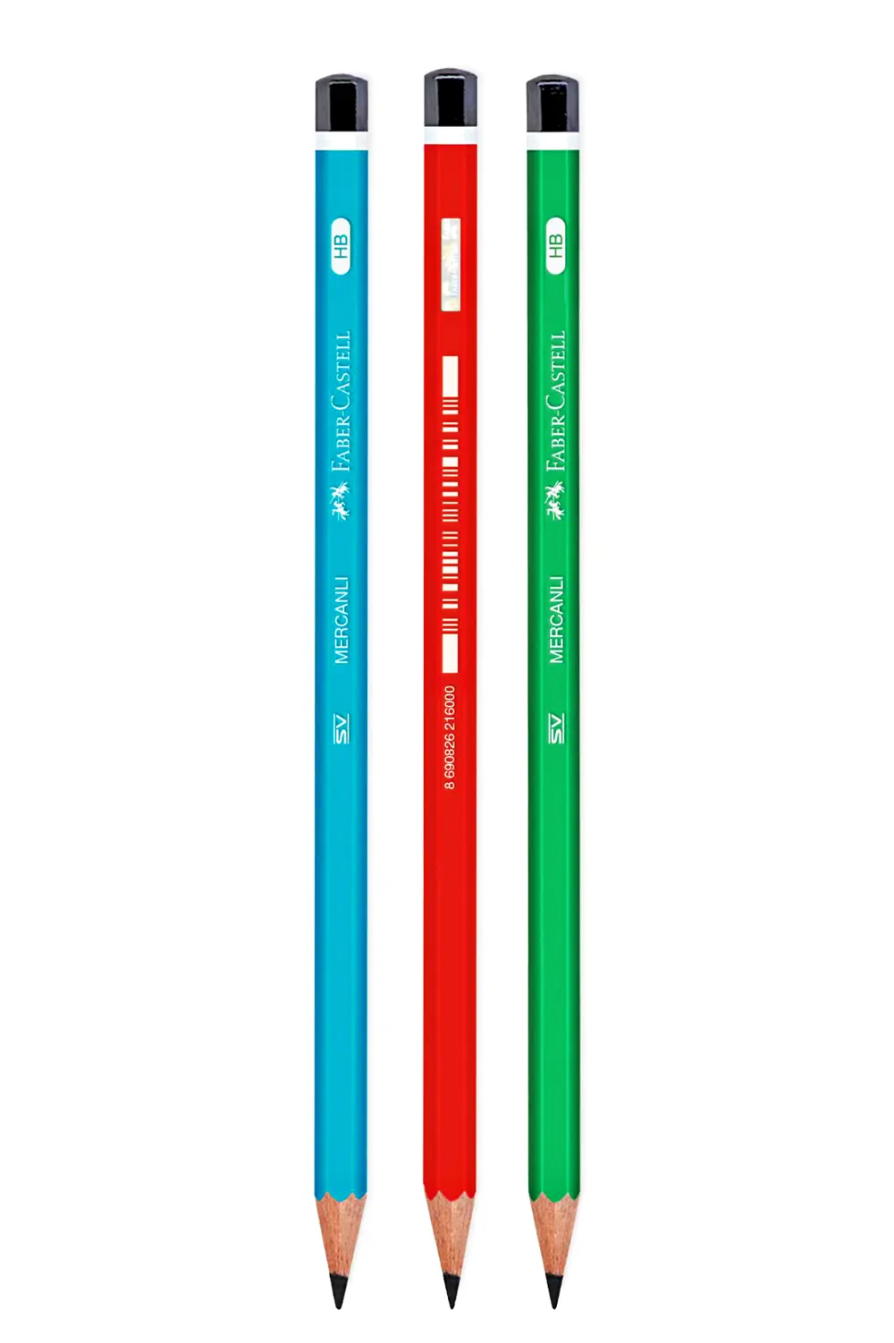 Mercanlı Kurşun Kalem - 4 Adet