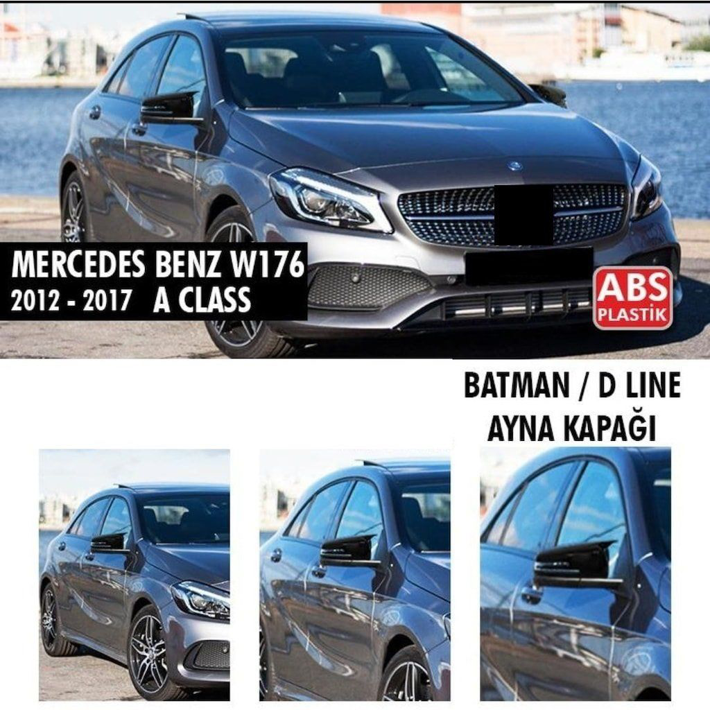 Mercedes A Uyumlu Serisi W176 (2012-2017) Batman Ayna Kapağı (Par