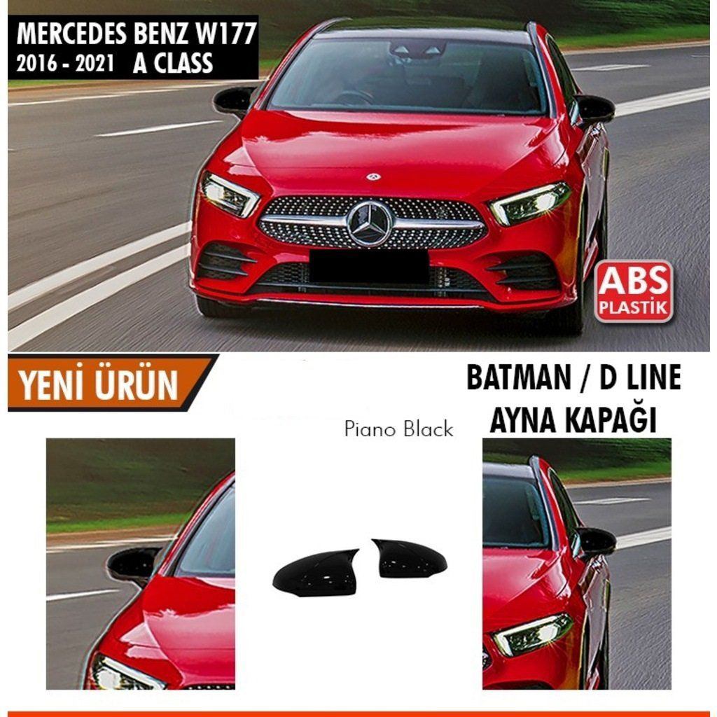 Mercedes A Uyumlu Serisi W177 (2018-2022) Batman Yarasa Ayna Kapa