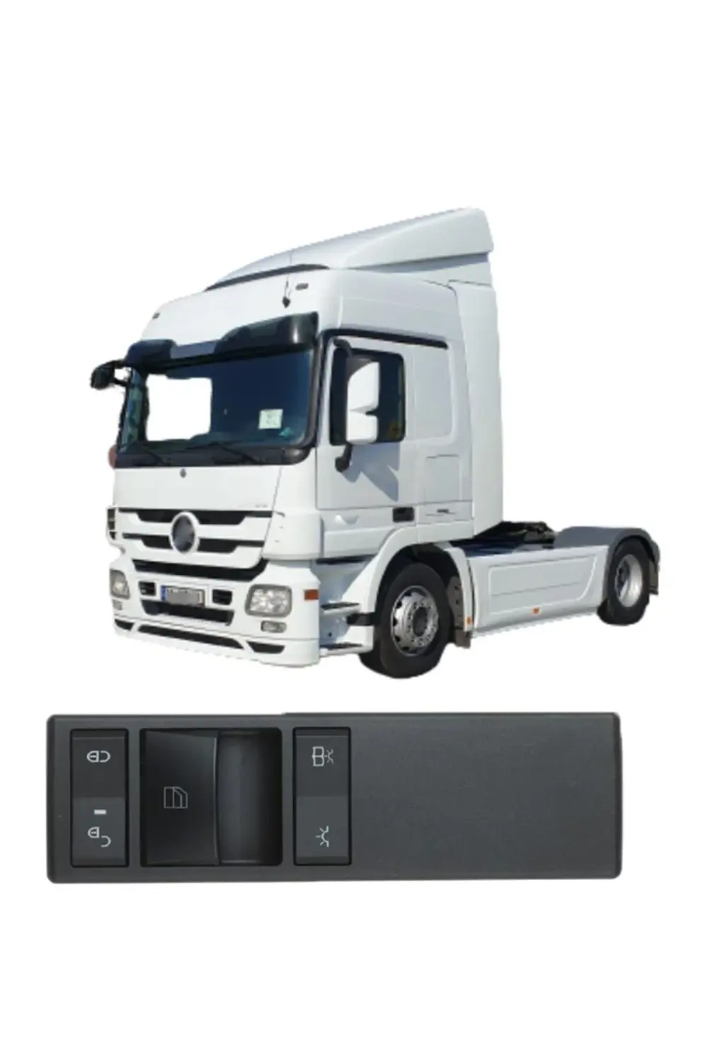 Mercedes Actros Mp4 Sağ Tekli Cam Düğmesi Anahtarı 2011--2019 Uyu