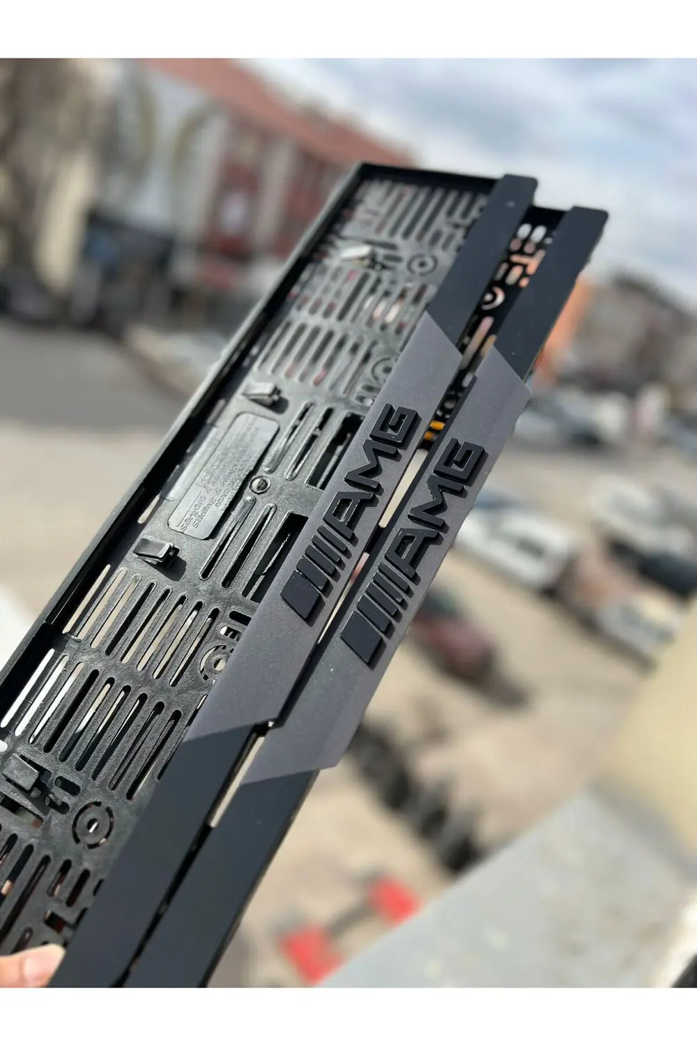MERCEDES AMG Model Mat Pleksi Plakalık