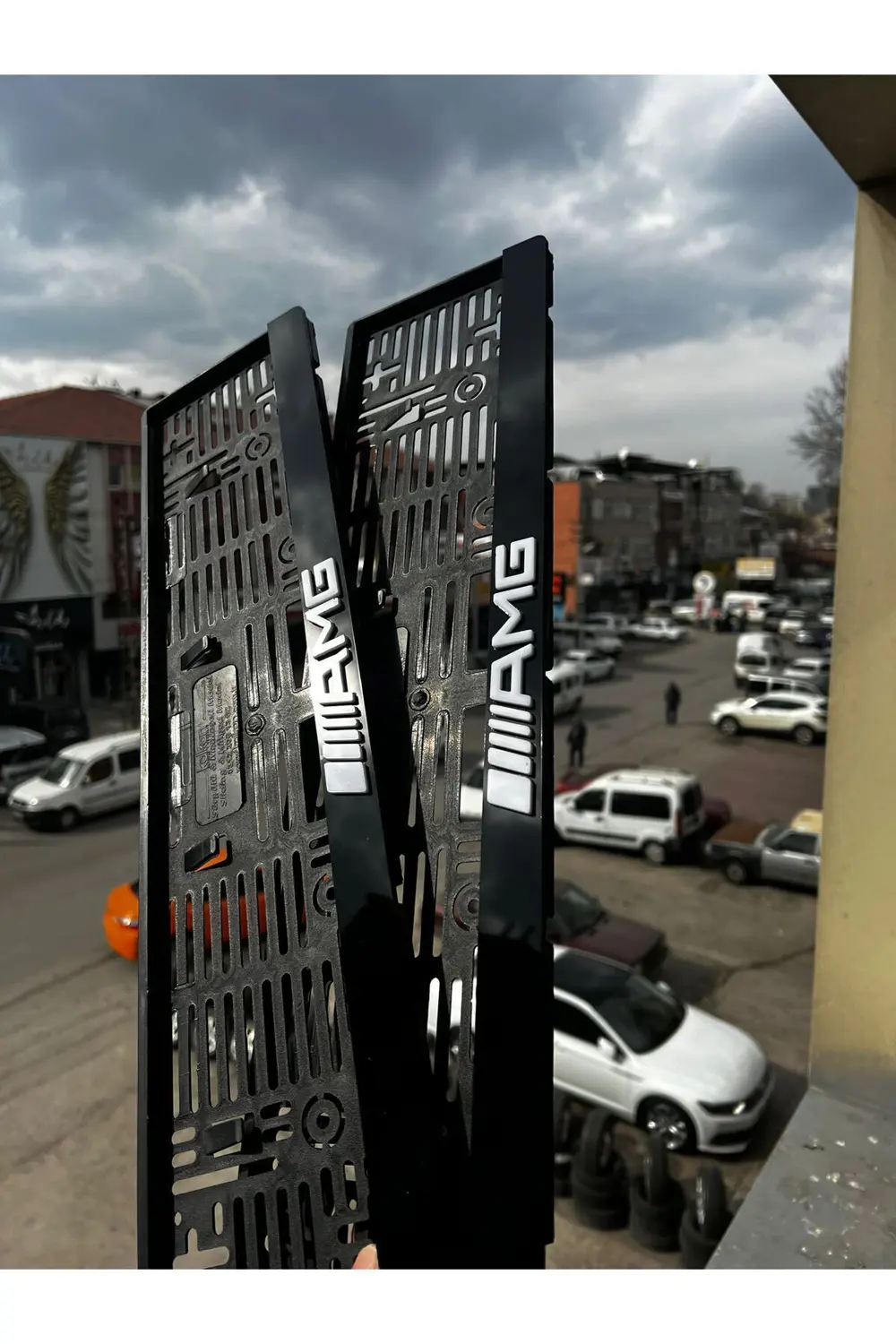 MERCEDES AMG MODEL Uyumlu Pleksi Plakalık