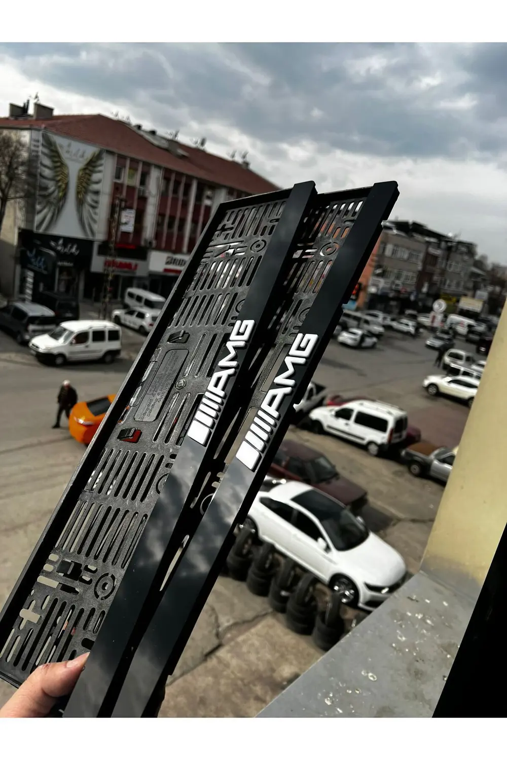 MERCEDES AMG MODEL Uyumlu Pleksi Plakalık