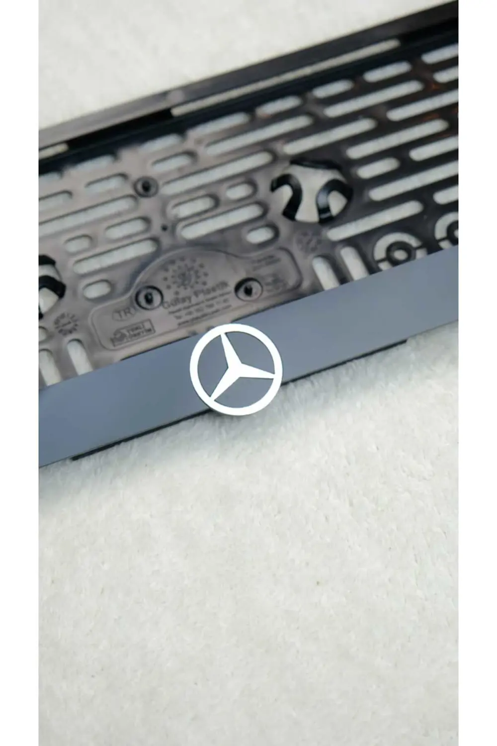 Mercedes AMG Uyumlu Lazer Kesim Pleksi Plakalık (2ADET)
