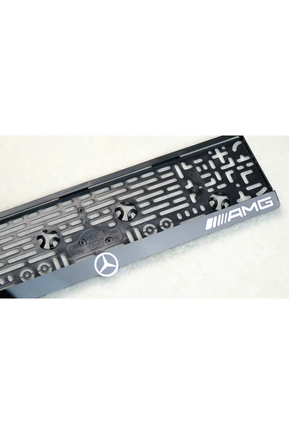 Mercedes AMG Uyumlu Lazer Kesim Pleksi Plakalık (2ADET)