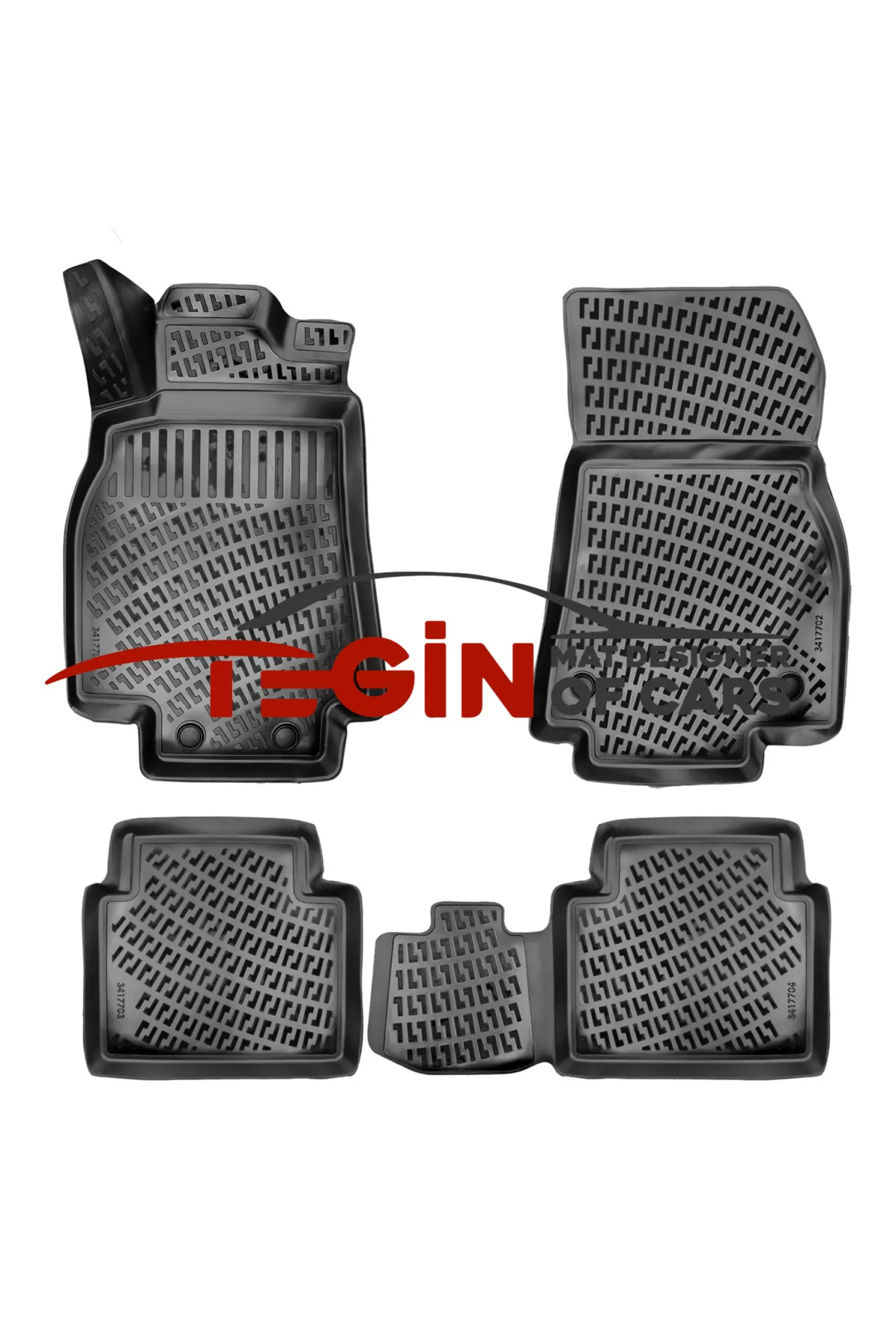 Mercedes B Serisi W245 Üst Bagaj Bagaj Havuzu + Siyah 3D Paspas 2